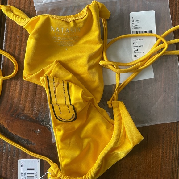 NATASIA SWIM ❤️🔥 NASSAU BIKINI BOTTOMS NWT IN VERBENA - Picture 11 of 13
